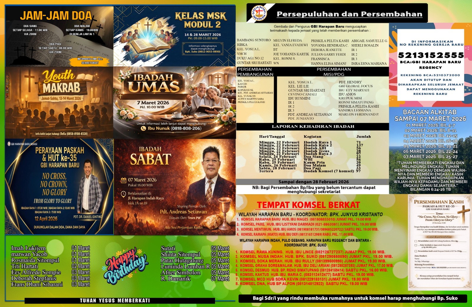 Warta Jemaat GBI Harapan Baru